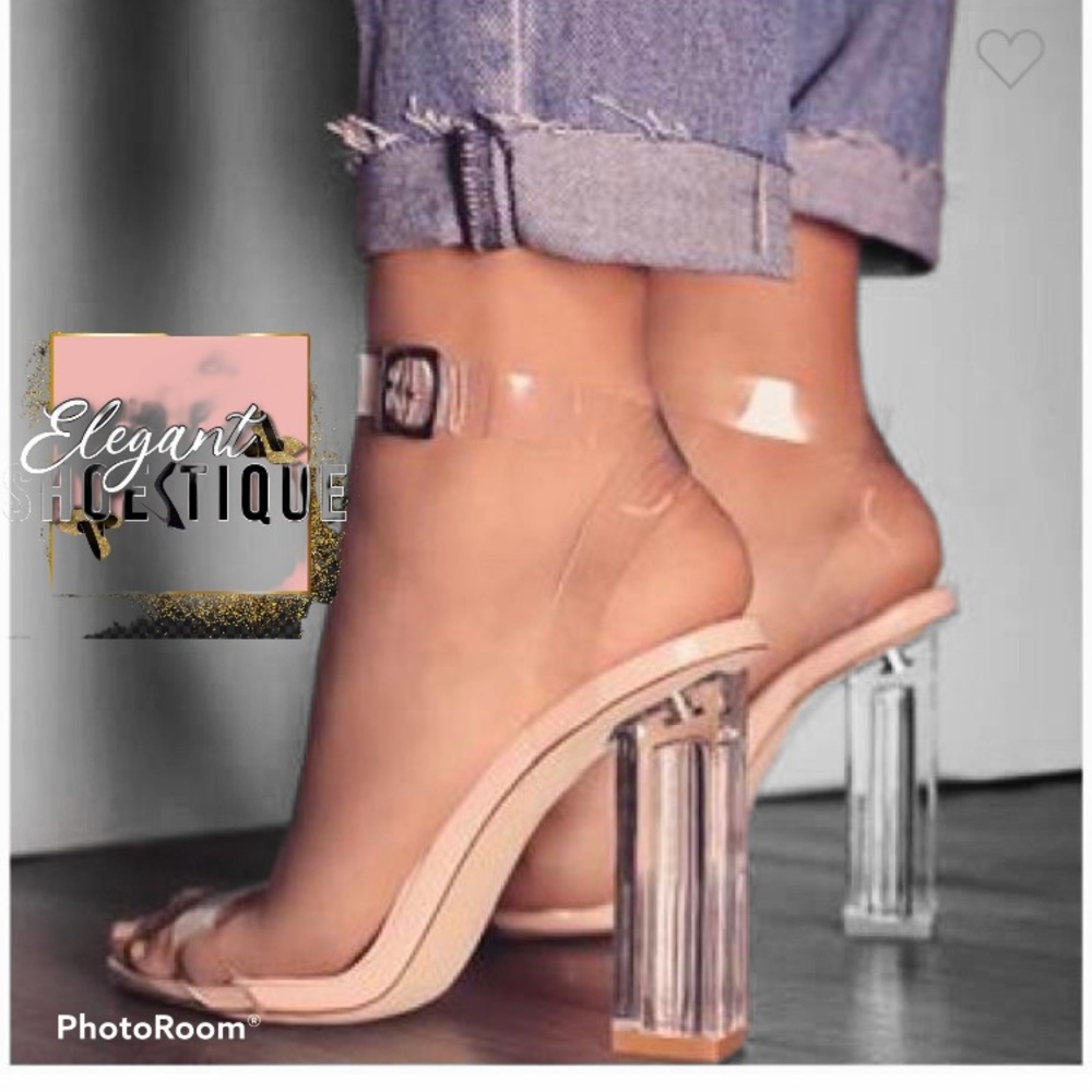 Clear heels